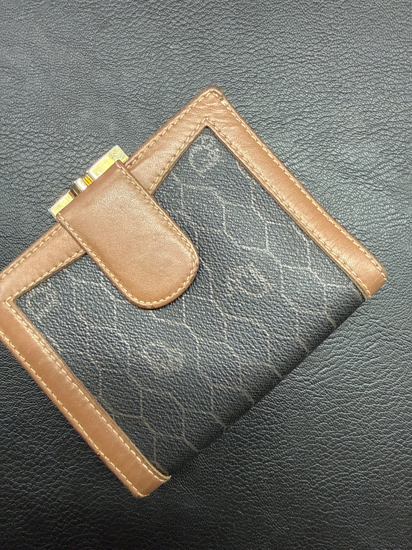 Christian Dior Honey Comb Lock Wallet