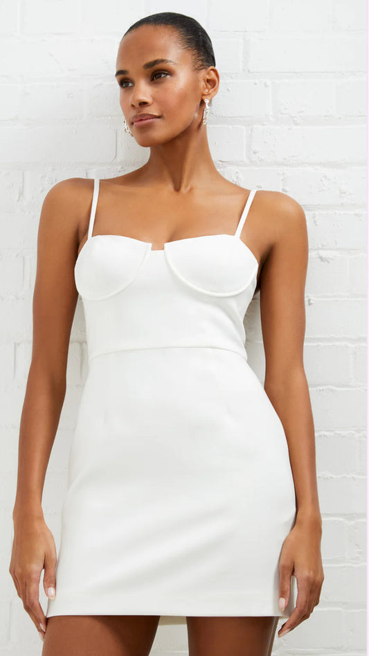 Summer White Corset Dress