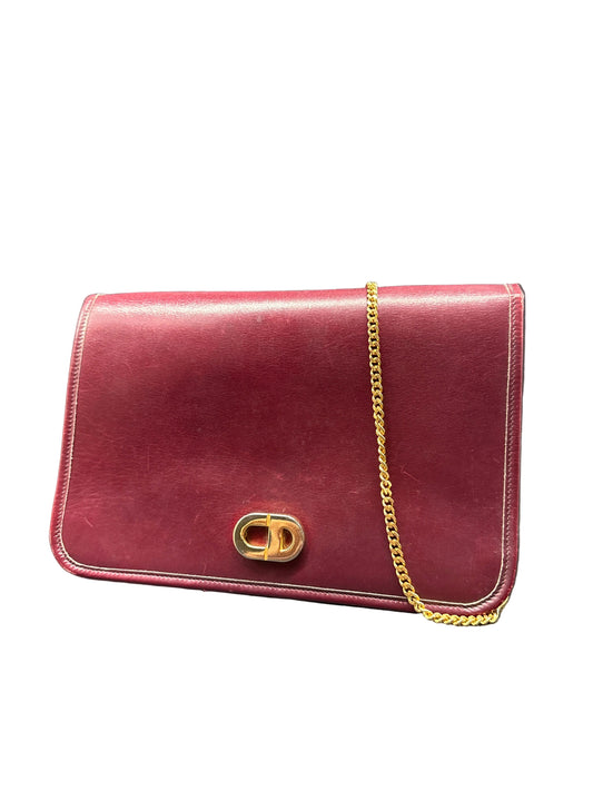 Burgundy DIOR Vintage Bag