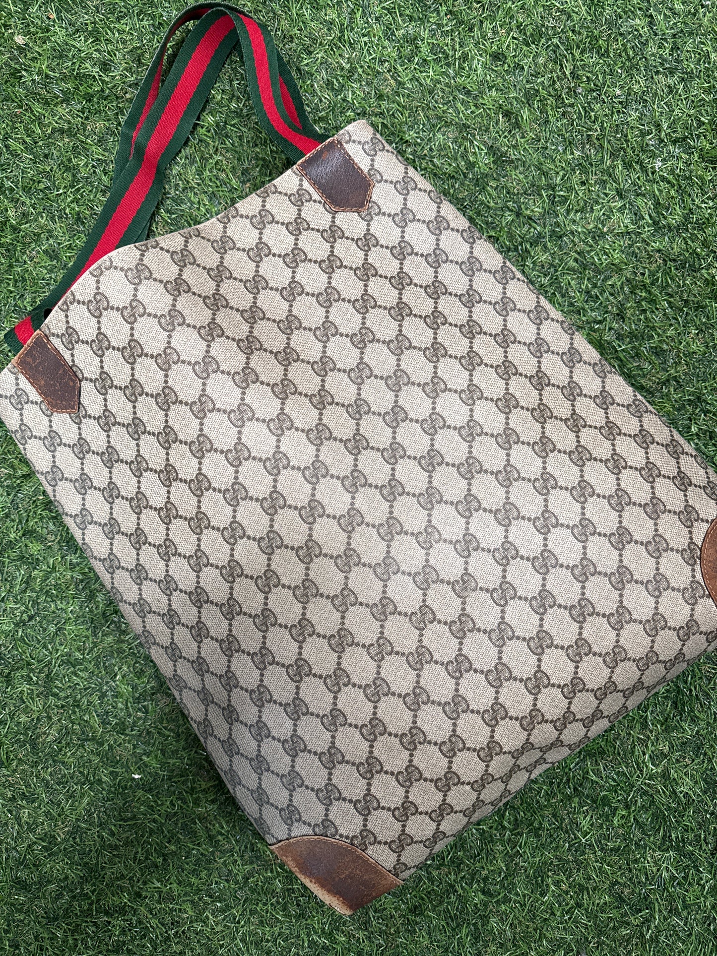 Gucci Sherry Line Supreme Web Tote