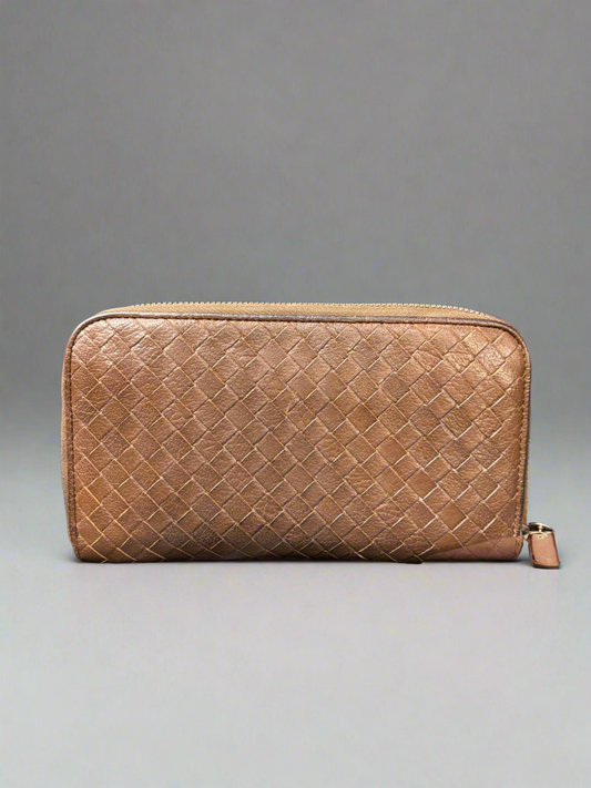 Bottega Venetta Intrecciato Long Wallet