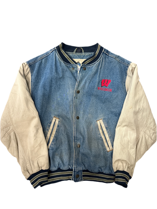 WISCONSIN BADGERS DENIM JACKET