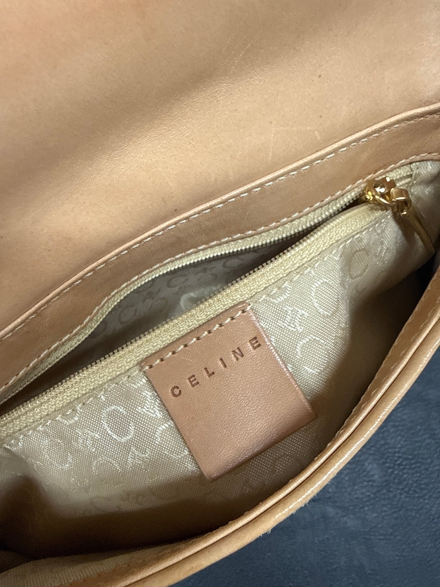Celine Macadam Beige Shoulder or Crossbody