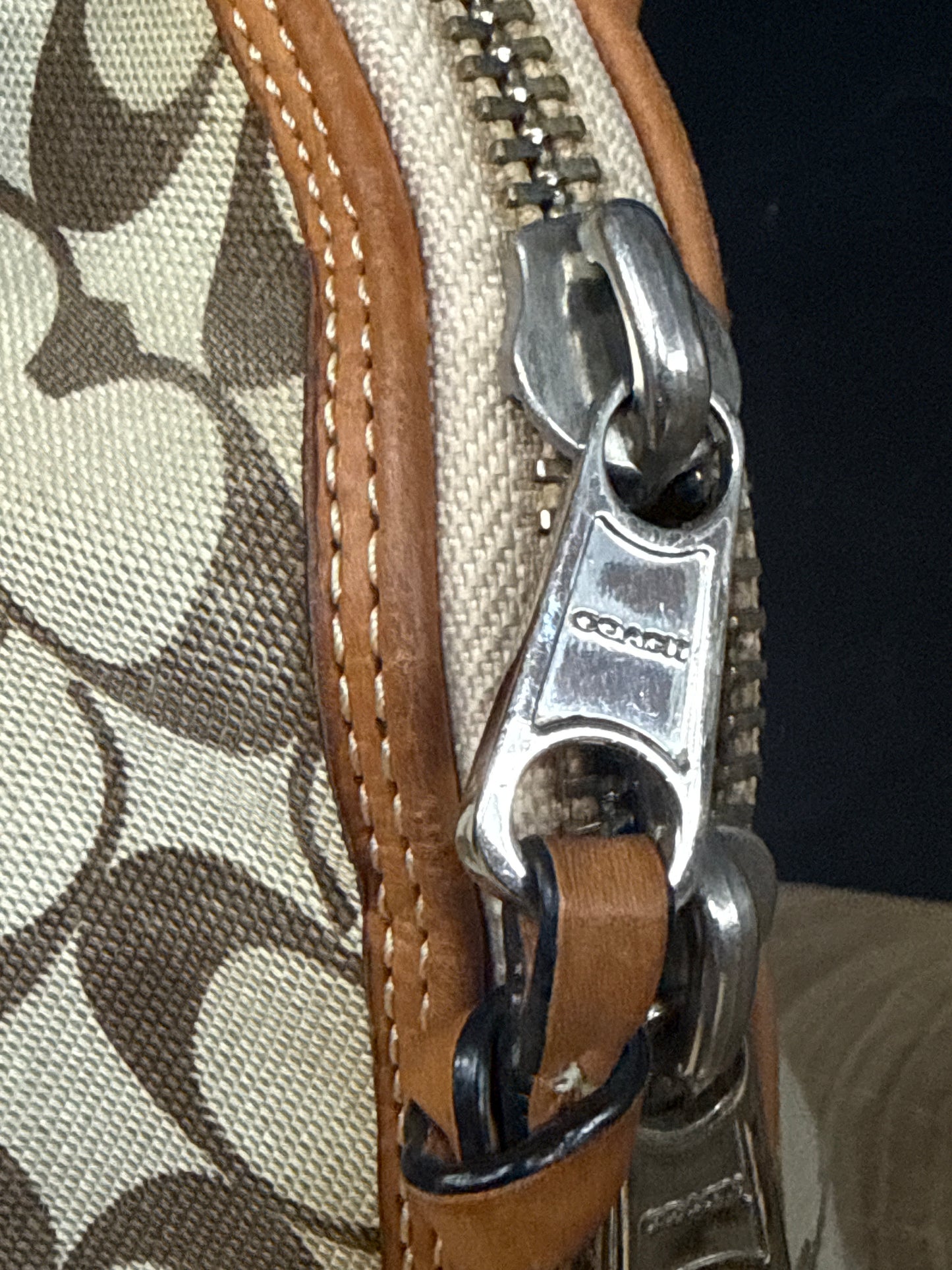 Vintage Signature Coach Bag