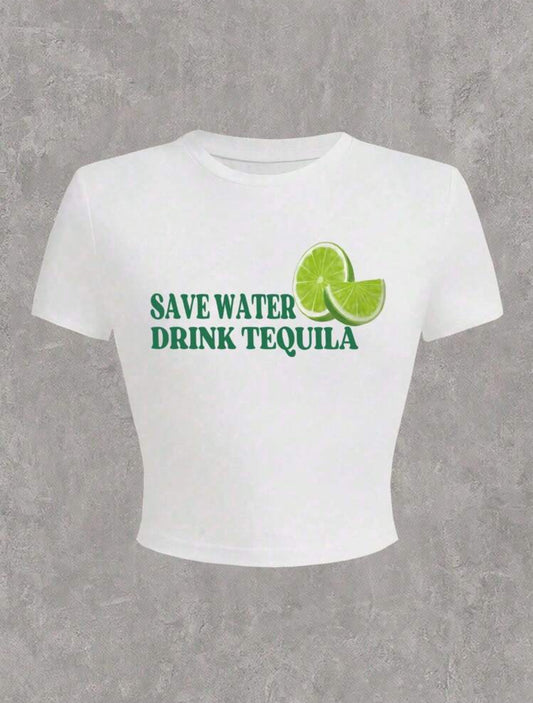 Save Water Drink Tequila Baby Tee