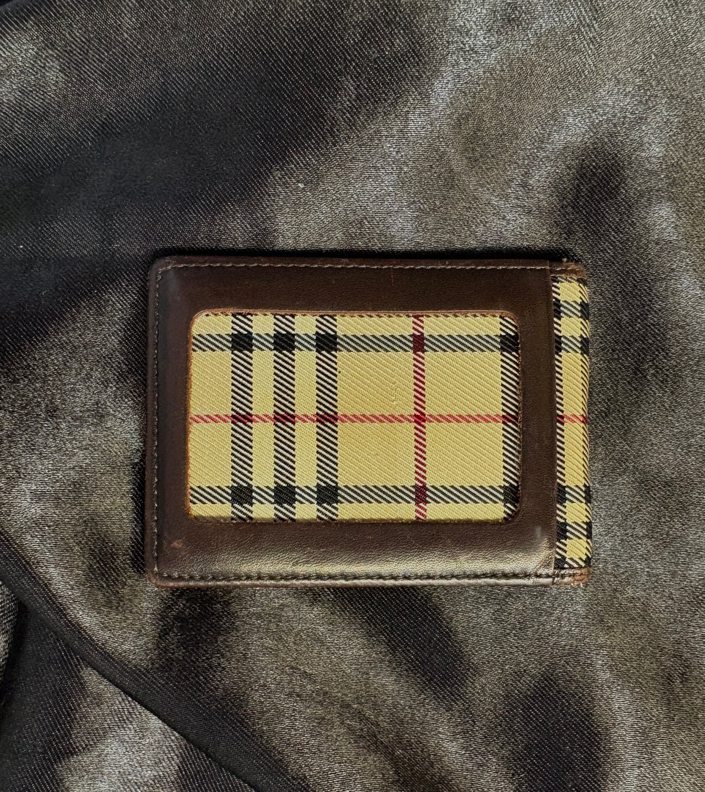 Burberry Leather Mini Nova Wallet