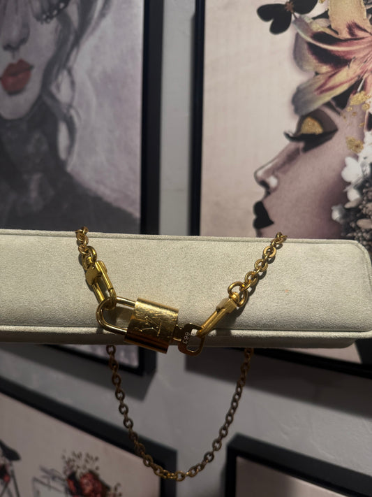 Louis Vuitton Lock & Key Necklace