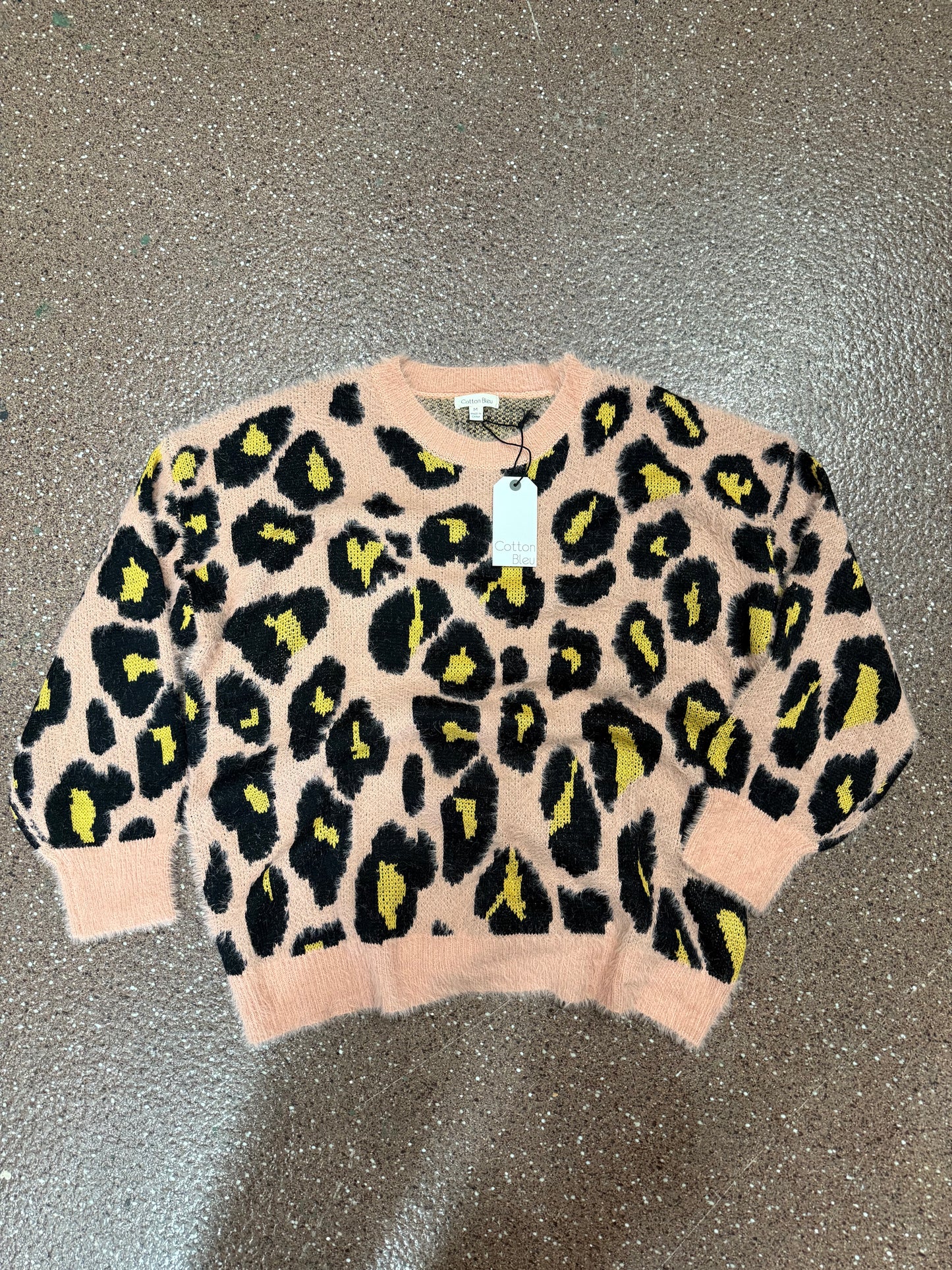 Pink LEOPARD Sweater