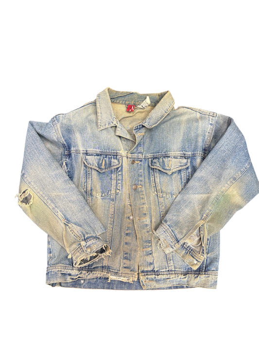 Marlboro Distressed Denim Jacket