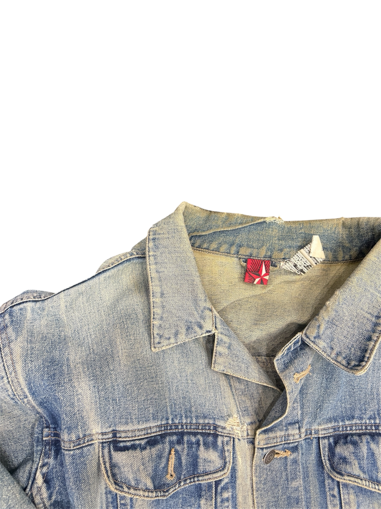 Marlboro Distressed Denim Jacket