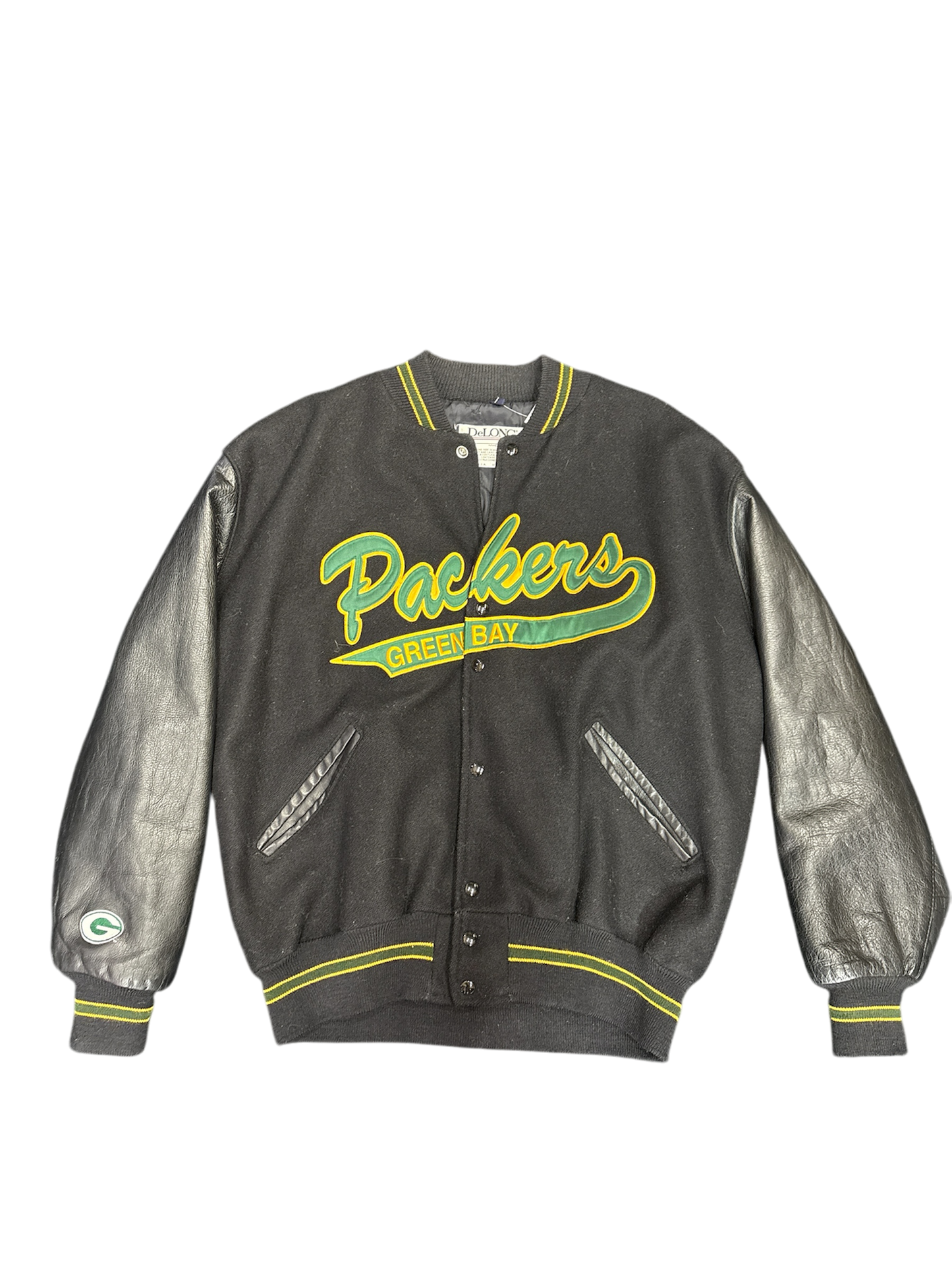 DeLong Vintage Packer Varsity Jacket