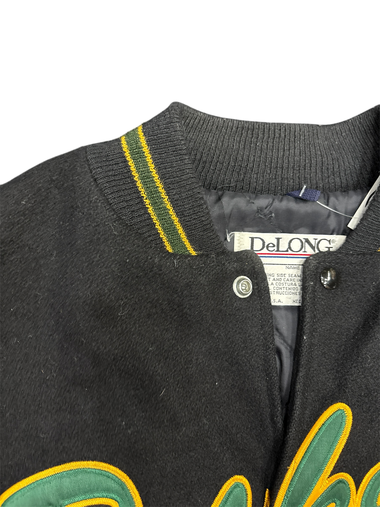 DeLong Vintage Packer Varsity Jacket