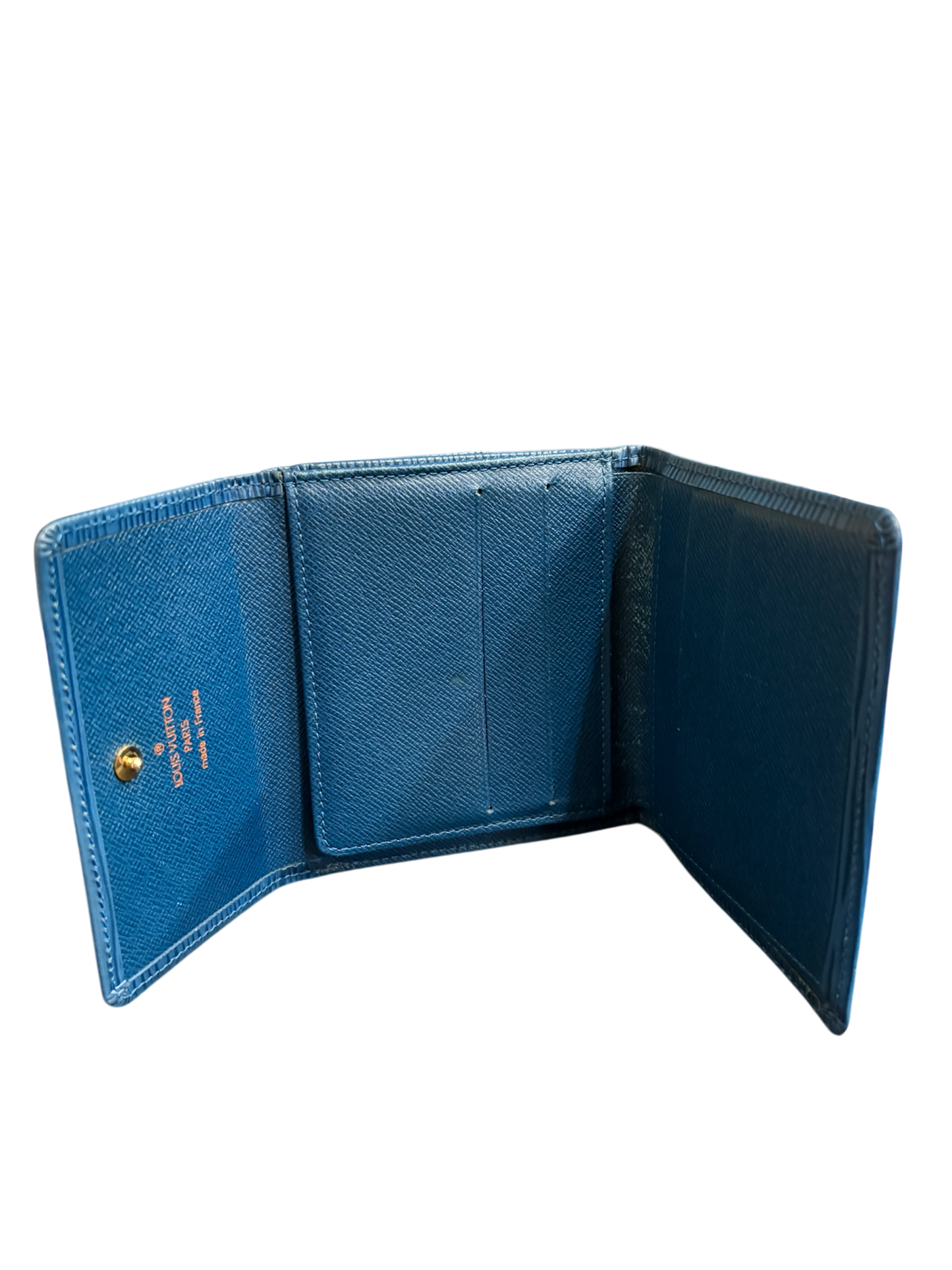 Louis Vuitton Blue Epi Bifold Wallet