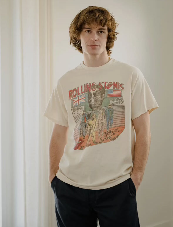 Rolling Stones Off White Tee