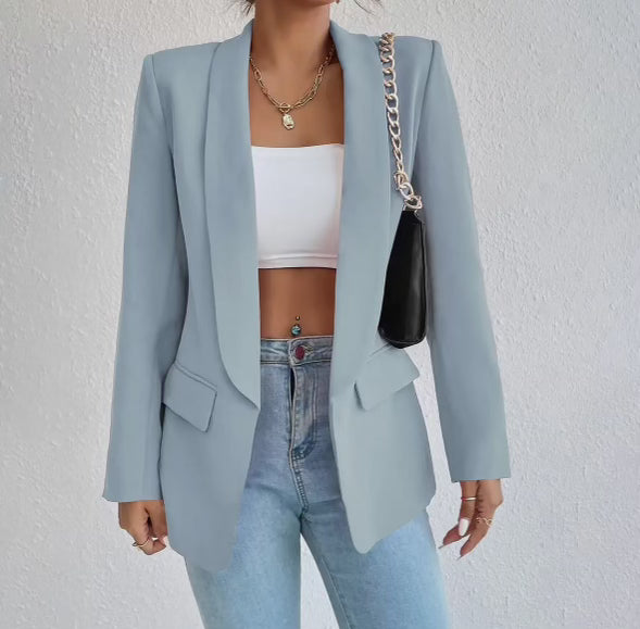 Fallon Blazer in Light Blue